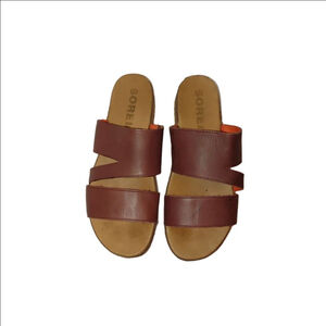 Sorel Ella Leather Sandals Size 7